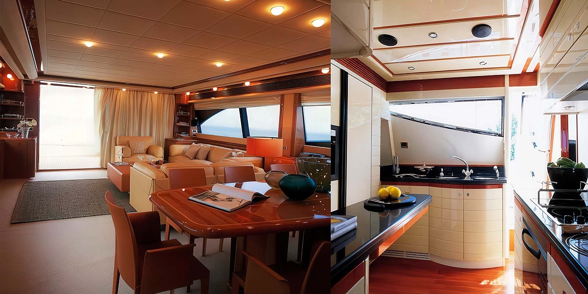 Аренда яхты Ferretti 881 Samara на Мальдивах